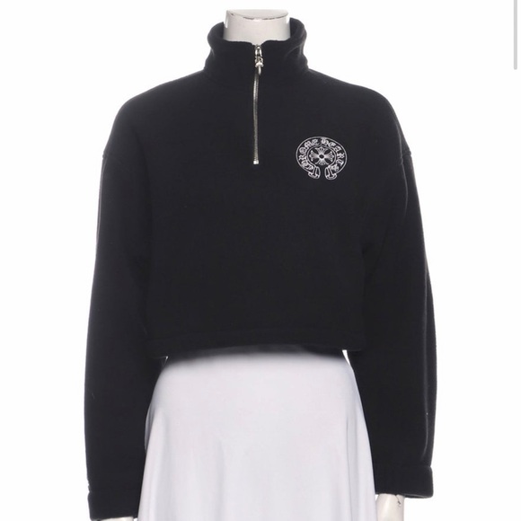 CHROME HEARTS 2022 fleece half-zip sweater - Picture 2 of 2